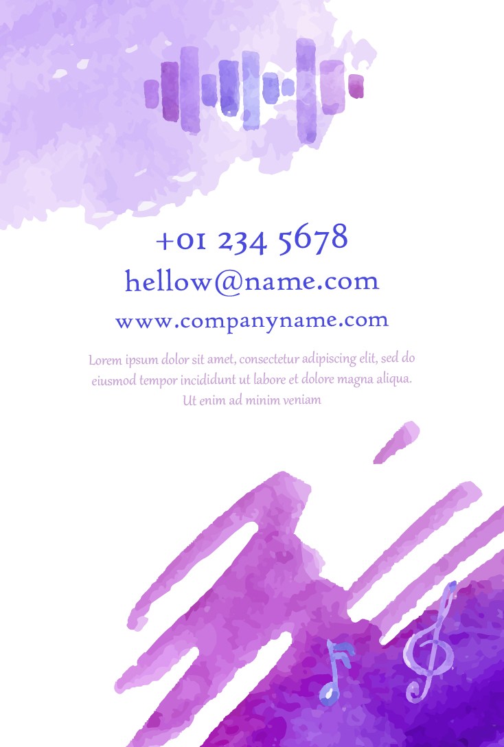 Music Visiting Card
